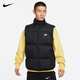 【8成新】耐克NIKE棉马甲男子棉服保暖CLUB PUFFER VEST马甲FB7374-010黑L