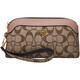 Gelozid Birthday Gift Handbag Women's Clutch Long Wallet Clutch Bag Shoulder Crossbody Bag Mother's Style Small Khaki (Handbag Style - Wrist Strap)
