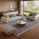 Jianxin-Sofa Wohnzimmer 2025 Neues kleines Wohnungssofa-Katze Kratzende Leder modernes einfaches Ledersofa 699