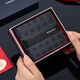 
WILLIAMPOLO Emperor Paul Men's Wallet Short Ultra Thin Youth Wallet Small Coin Wallet Boys Gift Card Bag Black Horizontal
