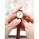 Oliver Switzerland zertifiziert brandneue Uhr für 2025 für die mechanische Watch Light -Luxus -Nische -Uhr -Uhr -Uhr -Top Ten Ten Ten Ten Gürtel 6629 braune Leder schwarze Frauen ()