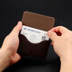 Gboni business card holder for men's business card box for business wear-resistant business card holder for men's women's personalized business card box for men's exclusive version [Black]