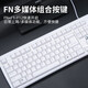 DAREU LK188 wired keyboard and mouse set anti-spray design office dormitory laptop desktop computer universal keyboard and mouse set [keyboard + mouse] black
