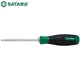 SATA Tools T series dual-purpose screwdriver flat cross double-headed screwdriver S2 alloy steel hard plum blossom flat-blade screwdriver double-headed screwdriver #2&6MMx100MM 66204