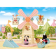 Senbeier Family Flower Windmill Playground Set Playing House Girl Toy Doll Set Birthday Gifts Gifts to Girlfriend