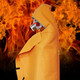 Giant wood fireproof cape, emergency escape fire blanket, kitchen household gas mask matching silicone fire blanket