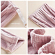 Qingbilin Maternity Pants Autumn and Winter Maternity Pajamas Women's Velvet Thickened Warm Pants Pajamas Belly Support Pants Coral Velvet Winter Home Pants Maternity Pajamas Pink Purple XL Recommended Weight 125-155 Jin Jin is equal to 0.5 kg
