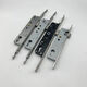 Puente roto 8525/9230 Puerta de pantalla Double Aluminio Aloy Black White Gold Silver COMPLETO SET MANDILLA DE CLACA DE PUERTA ALTA Y BAJA 8520 Punto único 60 mm-80 mm con llave