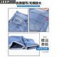 Jeep (Jeep) 2025 Neue Frühlings- und Sommerjeans für Männer dünne Hose gewaschen hellblau FL#795 Stahlgrau Blau 33