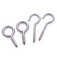 Jinggong 304 stainless steel, sheep's eye self-tapping screws with hooks, eye screws with rings, hand-tightened expansion screws 5/6/8/10, light hooks 5# (20 pcs)