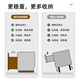 Banyu Yaju TV Cabinet Floor 2024 Living Room Small Household Storage Cabinet Integrated New Coffee Table TV Cabinet Combination [Recommended Model 1.6m] Gray + White Marble Assembly (Installation by yourself)
