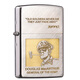 Zippo Original leichter Zippo Echtes Twill gebürstete General McArthur 75. Jubiläum in limitierter Auflage Männersammlung 75. Jubiläum Single-Player DY9902DK