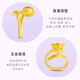 Zhongxin Jewelry Gold Fox Ring for Men and Women Japanese and Korean Trendy Personalized Pure Gold Open Index Finger Ring Fashion Little Finger Tail Ring Jewelry Fox Ring Ready Stock 4.63g