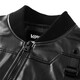 VIP flying trendy brand 2025 autumn leather jacket men's pilot leather jacket handsome motorcycle suit loose functional workwear jacket black M