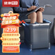 Mrs. Monkey Foot Bath Bathtub Electric Heated Fully Automatic Massage Foot Bath Intelligent Constant Temperature Over the Knees for Household Use Practical Birthday Gift for Parents, Mothers, Old Women and Elders Flagship Model 6-Segment Simulated Roller Massage + Thermal Cutoff Body Overheating Protection + Shower