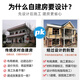 鄉村美二层简欧别墅设计图纸带阳台欧式新农村自建房子设计图经济型1048