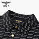BOY LONDON [Psychedelic Rock] Autumn Men and Women's Same Print Gold Label Jacket Shirt Jacket N23901 Black L