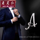 Meifuren Nouvelle broche en métal polyvalente Badge pour hommes lettres anglaises broche boucle épingle épingle