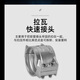 
SMEDIN2817/EN14420-3 Aluminum alloy lava safety pipe clamp 25*5 two-piece clamp hoist clamp 38*5 hose outer diameter 47-51