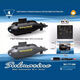 MINI ELECTRIC REMOTO COMPORT SOUS-AUMULAIRE Modèle sous-marin nucléaire à six canaux Double moteur Charge sous-marin Toy pour enfants 12 cm sous-marin nucléaire à six canaux
