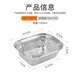 美厨（maxcook）锡纸盒空气炸锅纸盘 铝箔锡纸盘铝箔盒 烤箱烤肉盘 打包盒一次性餐盒 方形15*8cm50只装MCFT6210