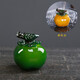 Good Kiln Persimmon tea pet ornaments that change color when exposed to water can be used to raise creative and cute tea toys, tea trays, tea ceremony tea accessories, color changing <Orange-Persimmon> Two good things come in pairs