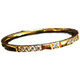 Red shadow gold-plated 18k gold 9 small diamond transfer ring stacking simple and plain beauty number 5