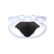 Adult supplies for men, low waist stretch men's thong U convex color-blocking hollow summer ice silk sexy underwear adult sex products gray-green S (see description for details)