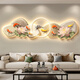 Mi ling jiuyu imagen sala de estar sofá fondo decoración de la pared luz luz de alta gama de lujo de lujo para correr y colgar nueva pared china jiuyu jugando c luz cálida luz lujosa 12035 cm doble capa acrílico tallado luxury p