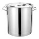 Mingpan stainless steel pot, commercial soup bucket with lid, thick bottom, large capacity stew pot, household water storage bucket, stainless steel bucket, super burn-resistant, extra thick bottom, diameter 30, height 30