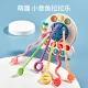 Dan Miqi infants and young children pumping music early education toys finger octopus flying saucer Lala music 0-1 years old baby training fingers flexible grasp 6-12 months birthday gift