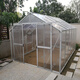 
Xushansi sun panel transparent endurance aluminum alloy greenhouse garden greenhouse flower shed glass flower room PC sun panel greenhouse 1886x1276x2100