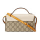 Gucci Gucci Damenbag Padlock-Serie Mini Handtasche Umhängetasche 652683 96GAG 9763 Weißer Vorverkauf