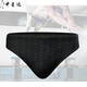 MieLanat imitation sharkskin training briefs competition competition fashionable quick-drying men's swimming trunks swimwear three-point swimming trunks black M L (160-170c 50-63KG)