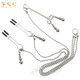 Alphabet Club SM Bell Breast Clamp Passion Pain Punishment Props Male and Female Couple Sexual Adult Sex Toys