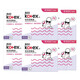 Tampon de type cathéter kotex importé d'Europe, mince, lisse et facile à pousser et à tirer, sans natation de natation serviette sanitaire, débit ordinaire 18 pièces * 6 boîtes