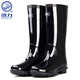 回力雨鞋男士高筒防水防雨靴男鞋耐磨钓鱼鞋户外加绒保暖胶鞋HXL838 高筒 42
