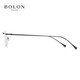 
Tyrannosaurus (BOLON) Tyrannosaurus glasses myopia glasses frame titanium business frameless low-key elegant frame for men and women BT1591 B10-carbon gun