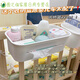Nacht Korbbaby Nachtwindel Windel Aufbewahrungsbox Bett Zaun Krippenlagertasche Baby Volles Gehäuse * 2 + Drei-zu-Eins-Hang-Korb * 1