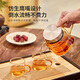 Yaji glass teapot Guanyu bubble teapot 600ml glossy heat-resistant mini transparent glass teapot office single teapot