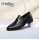 Goldlion Men's Shoes Fashion Hollow Dethastress Leather Shoes Plunging Sandals.