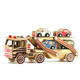 Haha Ball Children's Gift Wood Toy Car Wooden Car Train Airplane Tank Engineering Vehicle Model Locomotive Others