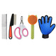Bellojia cat comb, five-piece set of toiletries, de-floating and combing special shedding tool, cat gloves, dog hair brush, five-piece set of cleaning and care products for cats