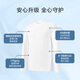 Jingdong-made long-sleeved t-shirt men's 5A antibacterial Xinjiang cotton round-neck clothes men's bottoming shirt white S
