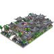 Bausteine ​​Suzhou Garten Große alte Stilbaums Bausteine ​​Chinesischer Stil Nationaler Trend kompatibel mit Lego Children's Assembly Toys Mini Garden Heart 695 Partikel [Farbbox]