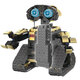 Scratch Programming Robot intelligent compatible avec les blocs de construction LEGO Puzzle Assembly Toys Gift Dade 8 ans Programmation Remote Control Walf Robot 5 Modifications [695 blocs]