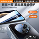 Amberski [Lens all-inclusive bracket] suitable for Huawei mate70pro mobile phone case pro + premium version protective case ultra-thin matte magnetic heat dissipation high-end business silicone men and women [Obsidian black] 360 rotating bracket丨Lens all-inclusive bracket丨No stick fingerprint Huawei Mate70Pro/Pro+/exclusive version [General]