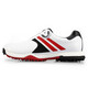 PGM golf shoes men's waterproof shoes wide version super soft shoes new product XZ118-white black red 42