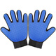 Huanpet.com Cat Gloves for Combing Pets Dogs and Cats Bathing Artifact Dog and Cat Comb Brush Cat Hair Remover to Anti-Scratch and Bite
