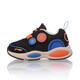 Li Ning Children's Shoes Newborn Toddler Shoes Baby Toddler Toddler Shoes Bag-toe foot protection non-slip shoes Black/Palace Blue YKHR016-1 Size 20